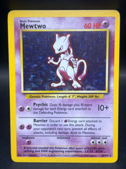 Mewtwo Holo 10/102 Base Set Unlimited NM