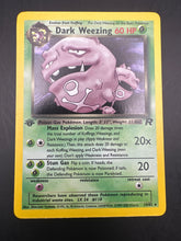 DARK WEEZING TEAM ROCKET 1ST EDITION HOLO 14/82