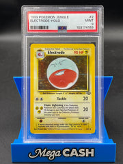 PSA 9 Electrode Holo 2/64 Jungle