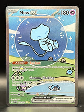 Mew EX SIR Paldean Fates - 232/091 (bubble Mew)