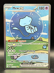 Mew EX SIR Paldean Fates - 232/091 (bubble Mew)