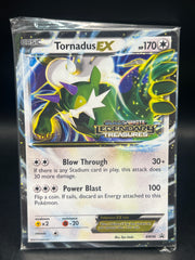 Tornadus EX BW96 Legendary Treasures Prerelease STAFF Promo Pack SEALED