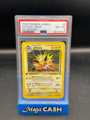 PSA 8 1ST EDITION JOLTEON HOLO 4/64
