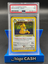 PSA 7 Dragonite Holo 4/62 Fossil