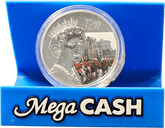 1 Crown - Elizabeth II Platinum Jubilee - Windsor Castle - Platinum Plated - Mega Cash Sydney