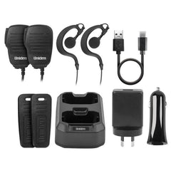 UNIDEN WALKIE TALKIE SET UH825 2TP IN CASE