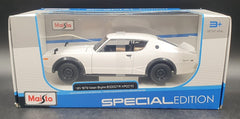 1:24 1973 Nissan Skyline 2000GT - R (KPGC110) - White - Maisto - Mega Cash Sydney