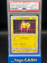 PSA 10 Pretend Boss Pikachu 193/SM-P