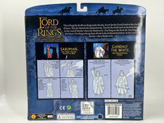 Toy Biz LOTR The White Wizards Gandalf / Saruman Action Figure Set