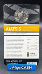 2014 50c 50th Anniversary of Aiatsis Coloured Unc Coin