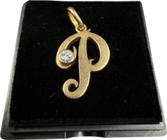 14ct Diamond “P” Pendant 2.1gms - Mega Cash Sydney