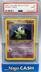 Pokémon - PSA 9 Celebi 3/64 Neo Revelation