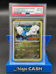 PSA 8 Altaria Holo BW48 STAFF Promo Dragons Exalted