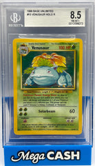 Pokémon - BGS 8.5 Venusaur 15/102 Base Set Unlimited