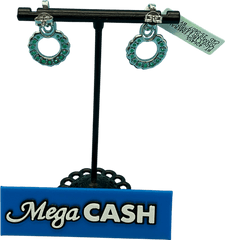 18CT EMERALD & DIAMOND EARRINGS - Mega Cash Sydney