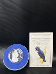 1993 Palm Cockatoo $10 Silver Piedfort Coin The Birds Of Australia - Mega Cash Sydney
