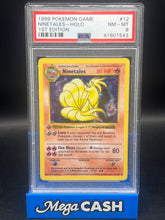 PSA 8 1ST Edition Shadowless Ninetales 12/102