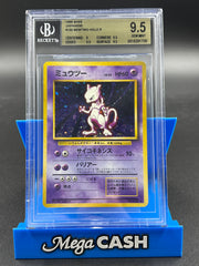 BGS 9.5 JAPANESE MEWTWO HOLO BASE SET