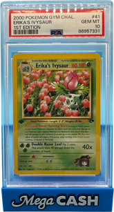 2000 Pokemon Erika’s Ivysaur 1st Ed PSA 10 41/132 - Mega Cash Sydney