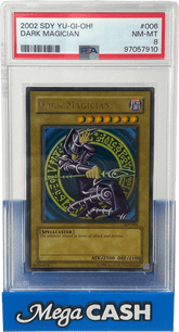 2002 Yu - Gi - Oh! Dark Magician SDY - 006 - PSA 8 - Mega Cash Sydney