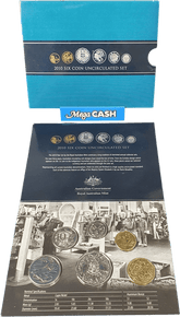 2010 6 x COIN UNCIRCULATED SET Coin Designs - Mega Cash Sydney