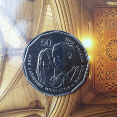 2011 50 CENT COIN ROYAL WEDDING - Mega Cash Sydney