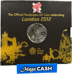 2012 London Paralympic £5 Coin - Mega Cash Sydney