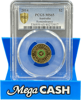 2014 PCGS MS65 Remembrance $2 Coin - Mega Cash Sydney