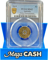 2019 PCGS MS62 Police Remembrance $2 Coin - Mega Cash Sydney