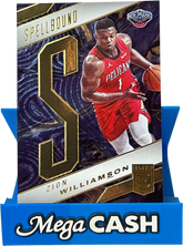 2021 - 22 Panini Elite Zion Williamson Spellbound “S” 34 - Mega Cash Sydney