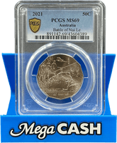 2021 PCGS MS69 Battle Of Nui Le 50c Coin - Mega Cash Sydney
