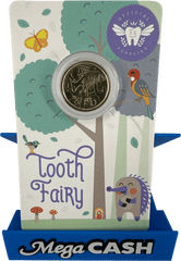2023 $2 Tooth Fairy carded coin - Mega Cash Sydney