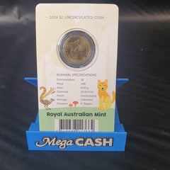2024 $2 TOOTH FAIRY ON CARD UNCIRCULATED COIN - Mega Cash Sydney