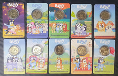2024 Bluey 10 x $1 Privy Mark Uncirculated Coins - Mega Cash Sydney