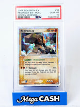 2004 Pokemon Reigrock EX Holo Hidden Legends 98/101 PSA 10
