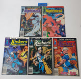 New Universe - 3 x Kickers INC + 2  x Nightmask - Marvel Comics