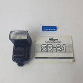 Nikon SB-24 Speedlight - Camera Flash + Manual