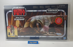 Star Wars: The Book of Boba Fett - Boba Fett’s Starship & Boba Fett Vintage Collection Kenner 3.75” Scale Action Figure Vehicle Playset