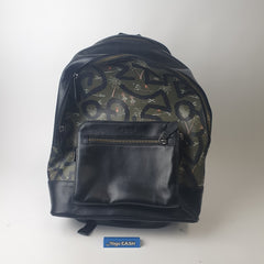 Men's Coach F50056 Keith Haring Hula Dance Green - Backpack