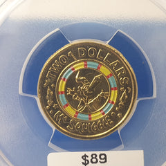 2019 - $2 60 Yrs of Mr. Squiggle Mr. Squiggle - PCGS MS66