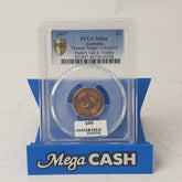 2017 - $2 Possum Magic Colorized Hush's Tail is Visible - PCGS MS66