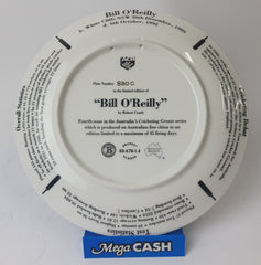 BRADFORD EXCHANGE PLATE BILL OREILLY AUSTRALIAS CRICKETING GREATS