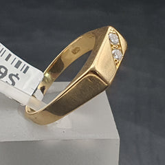 MENS 18CT DIAMOND RING 4.7GMS Ring Size T / 9.5 US