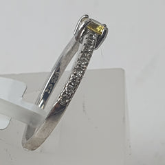 LADIES SILVER RING 1.8GMS Ring Size K / 6 US