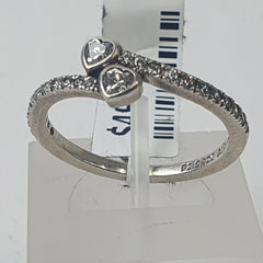 PANDORA SILVER HEART RING - Ring Size S / 9.5 US