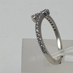 PANDORA SILVER HEART RING - Ring Size S / 9.5 US