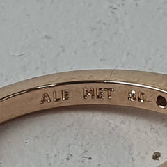 LADIES PANDORA MET RING - Ring Size J / 5 US