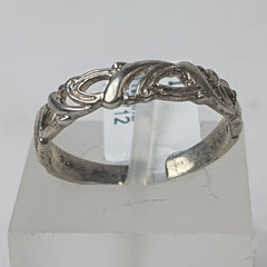 LADIES SILVER RING 2.0GMS Ring Size Q / 9 US