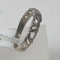 LADIES SILVER RING 2.0GMS Ring Size Q / 9 US