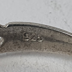 LADIES SILVER RING 2.0GMS Ring Size Q / 9 US